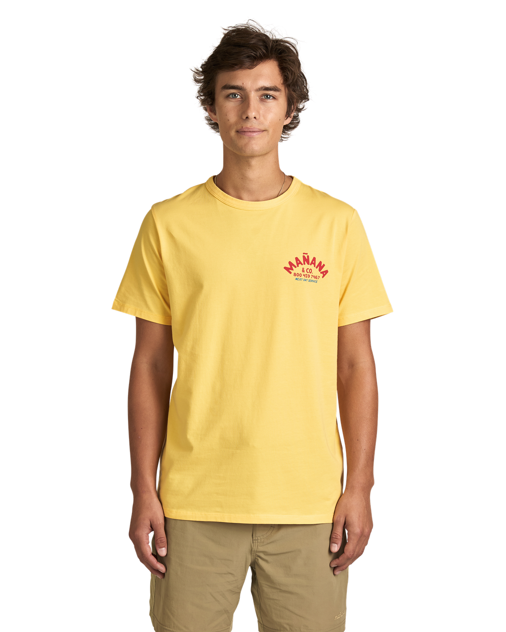 Shop Tee - Washed Yellow