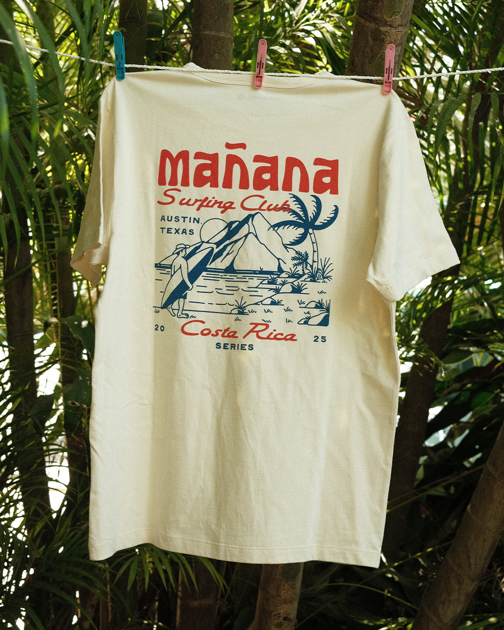 Mañana Surfing Club Tee - Off white