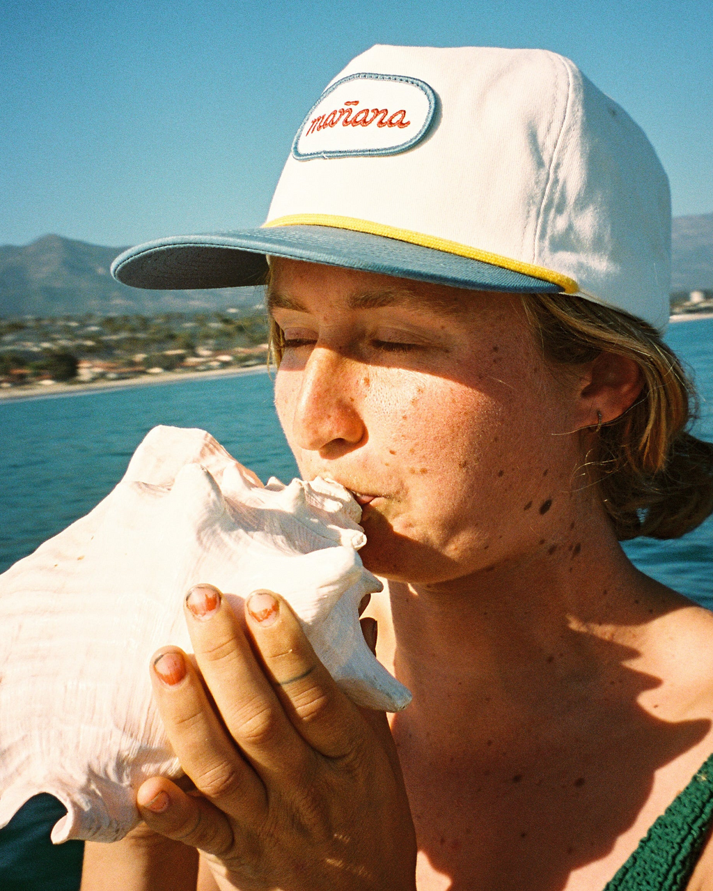 Two-Tone Cap - White/Blue