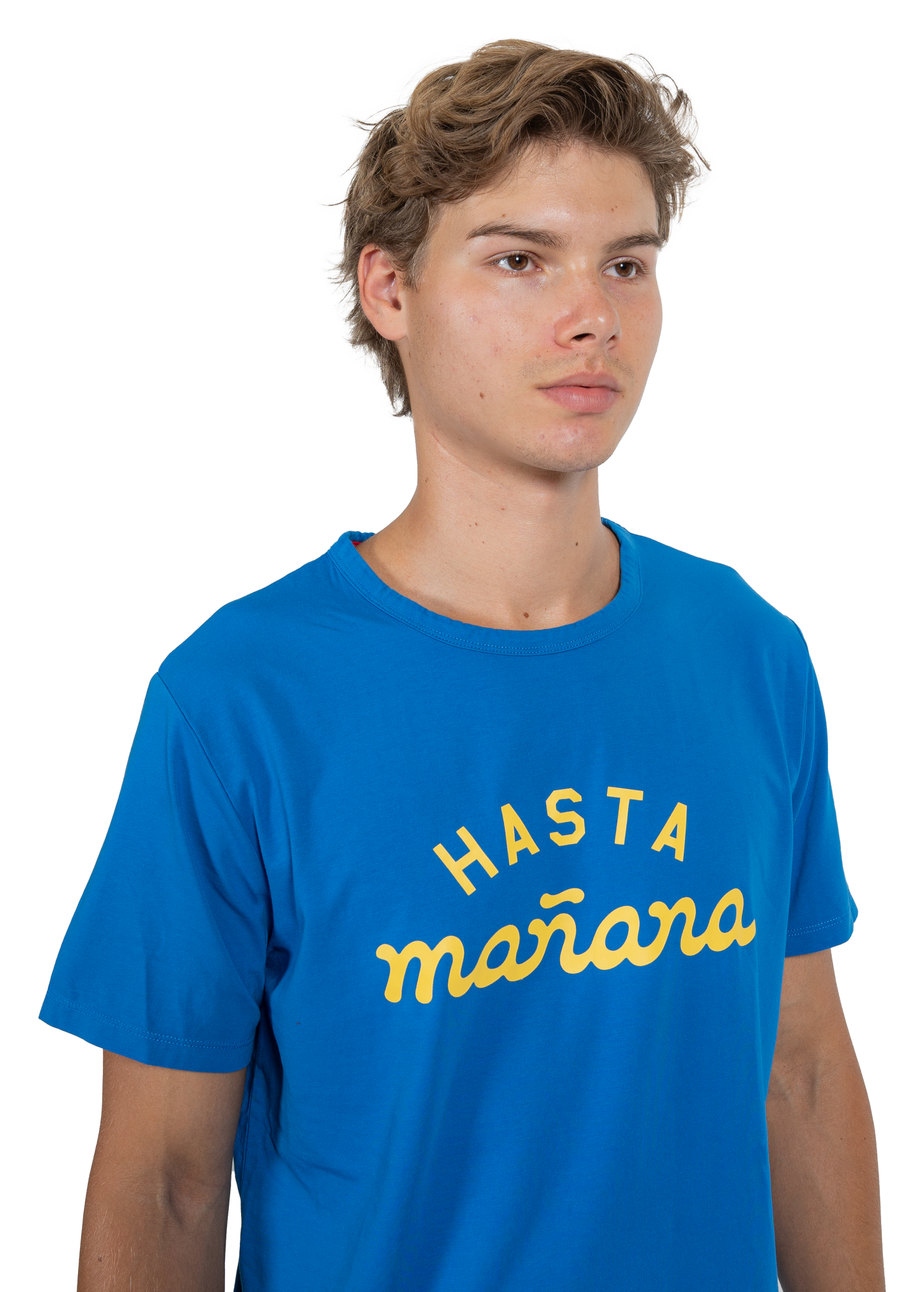 Hasta Manana Tee - Blue / Yellow