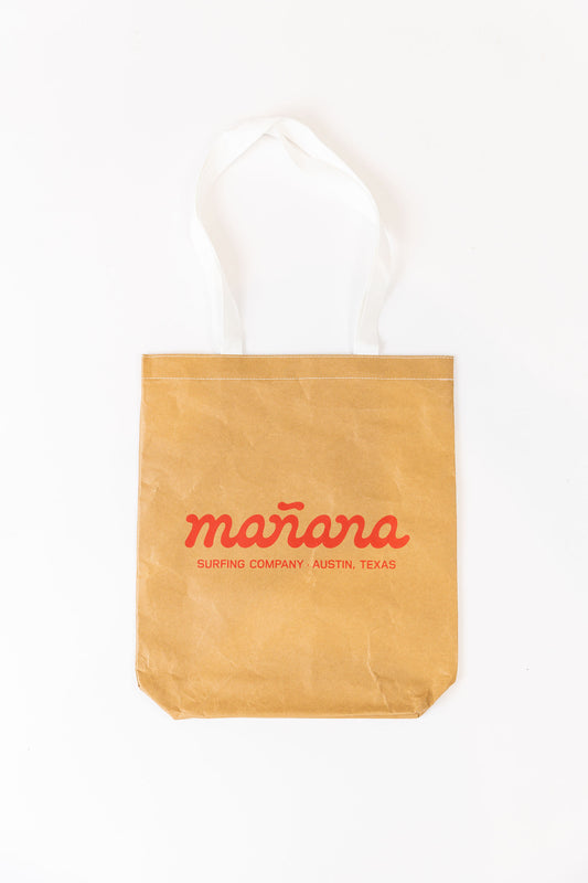 Tall Tote, Paper bag with Manana branding