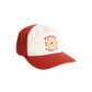 Flower Tile Hat - Red