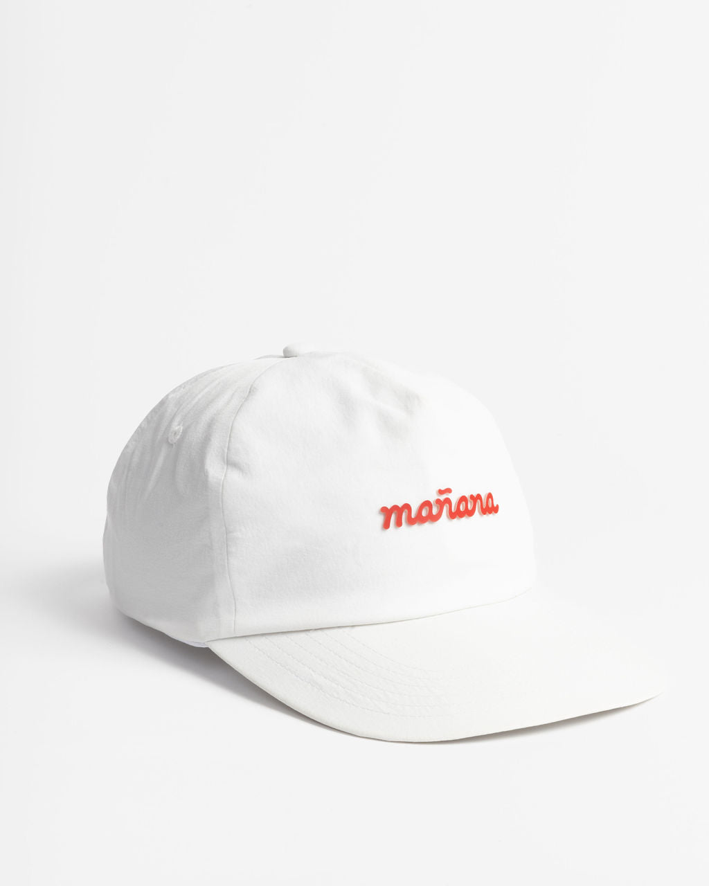 White Travel Hat with Manana branding