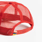 a picture of red mesh hat