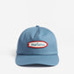 Blue Retro Fish Snapback with Manana branding
