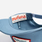Blue Retro Fish Snapback with Manana branding