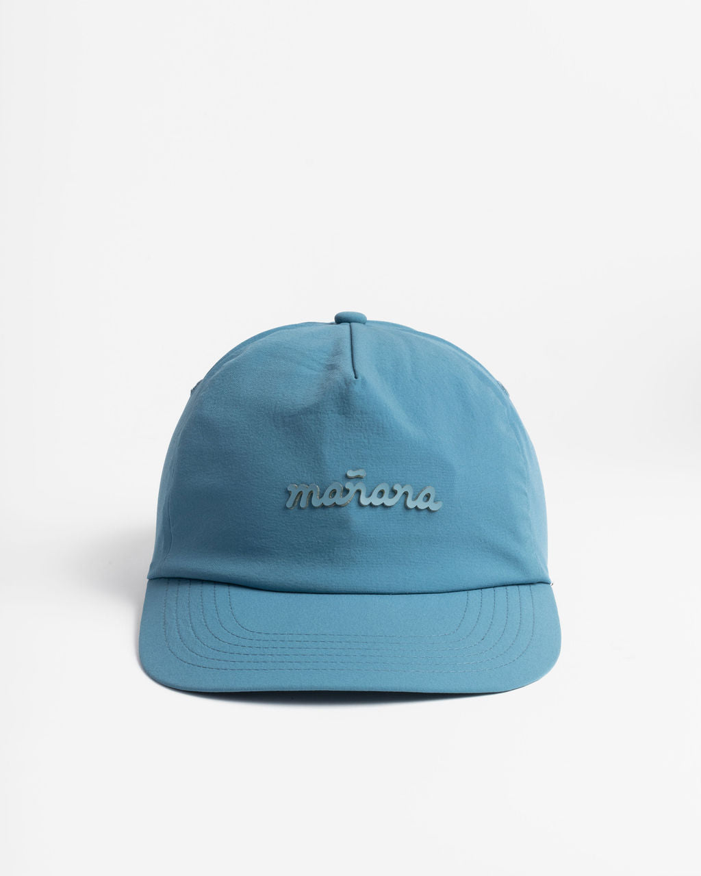Lake Blue Travel Hat with Manana branding