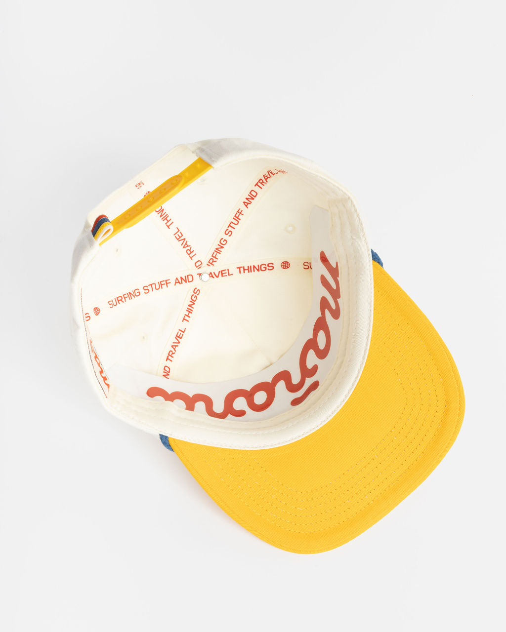 Yellow Branding Detail Baseball Cap|281946802