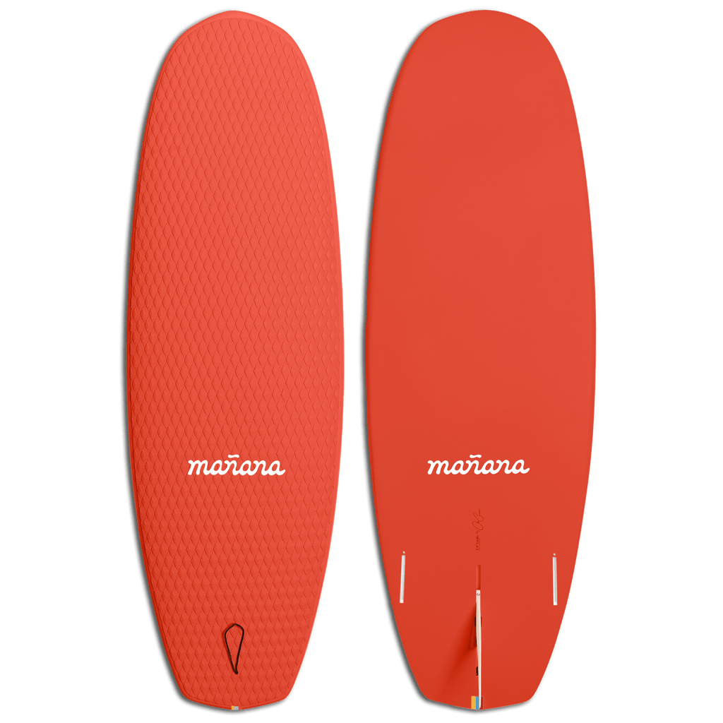 Leslie with Manana branding - red