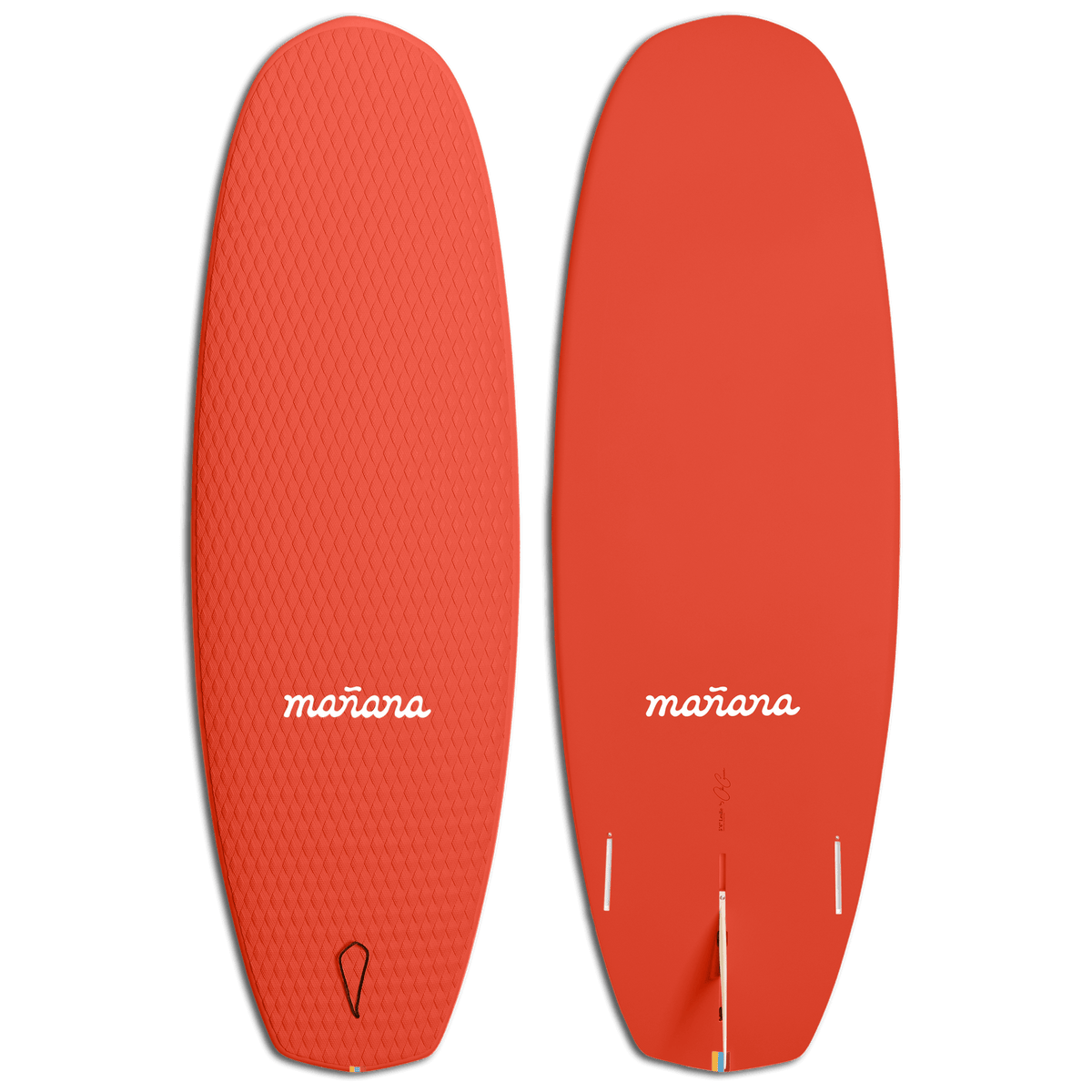 Leslie with Manana branding - red