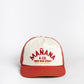Red Shop Hat having Manana branding