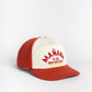 Red Shop Hat having Manana branding