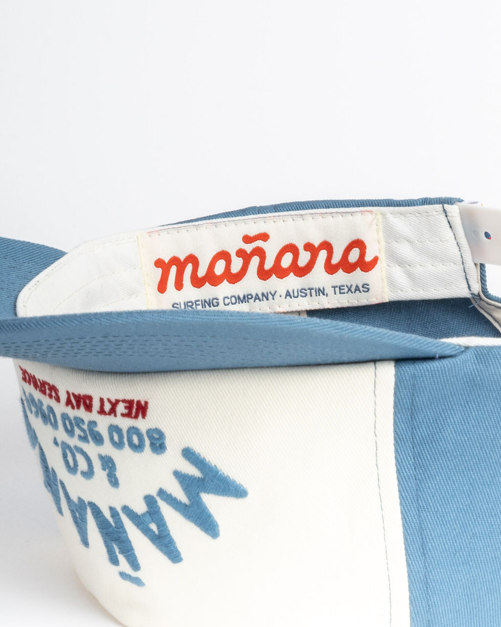 Blue Shop Hat with Manana branding